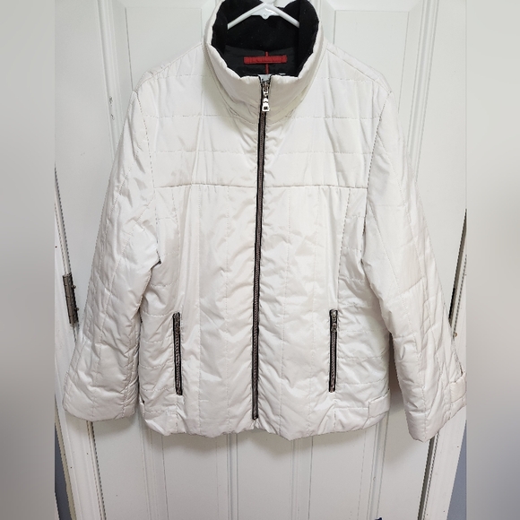 Women's Steilman Pearl White Light Winter Jacket sz LG - Picture 3 of 3